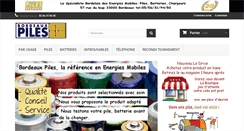 Desktop Screenshot of bordeaux-piles.fr